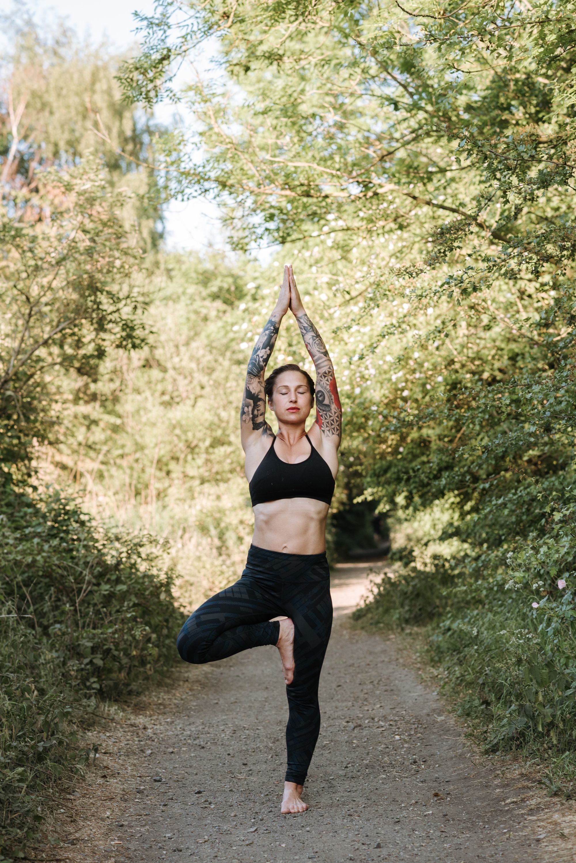 Morning yoga for beginners: Tree Pose