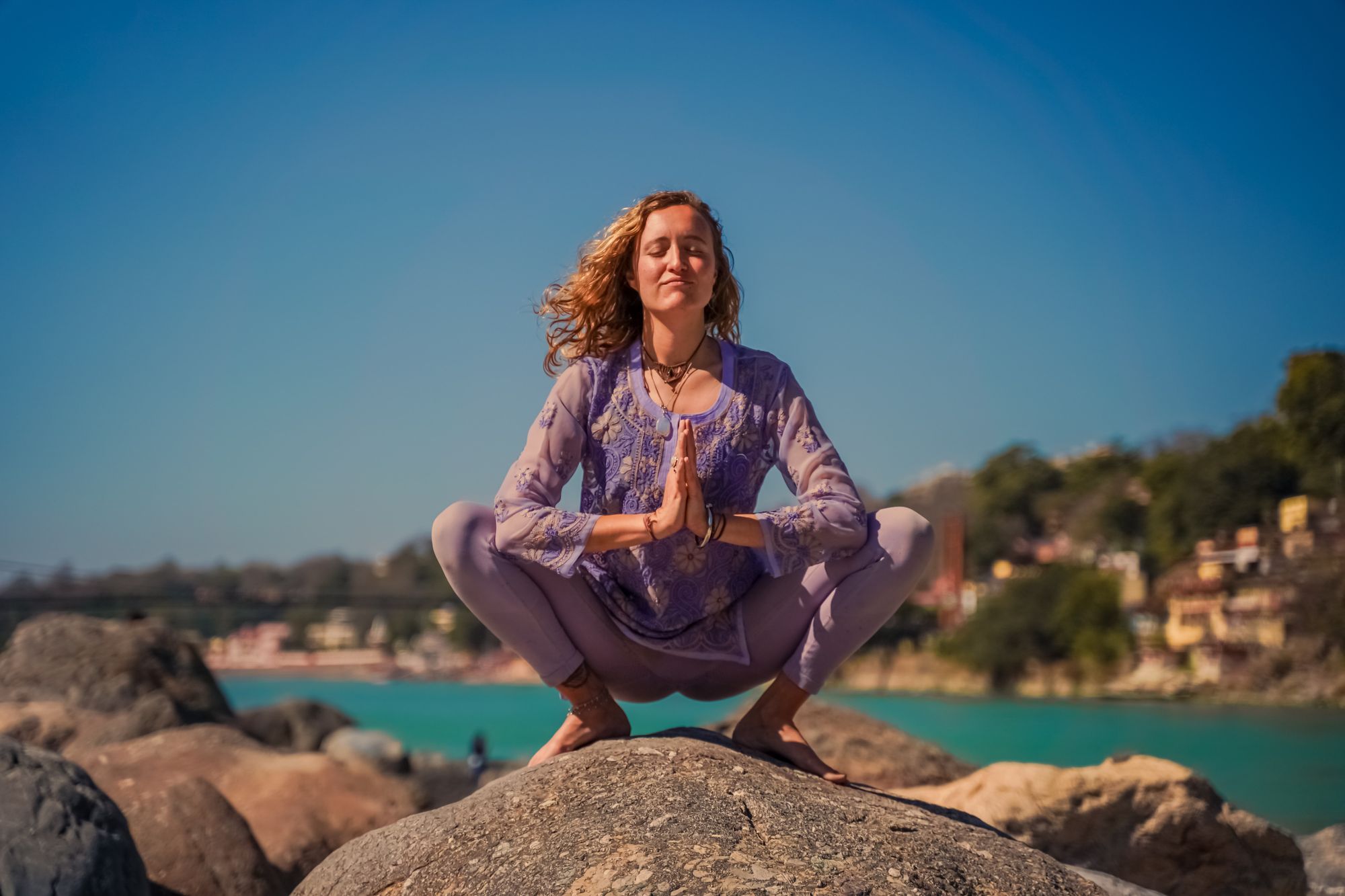 Garland pose yoga, a cure for delayed and irregular periods