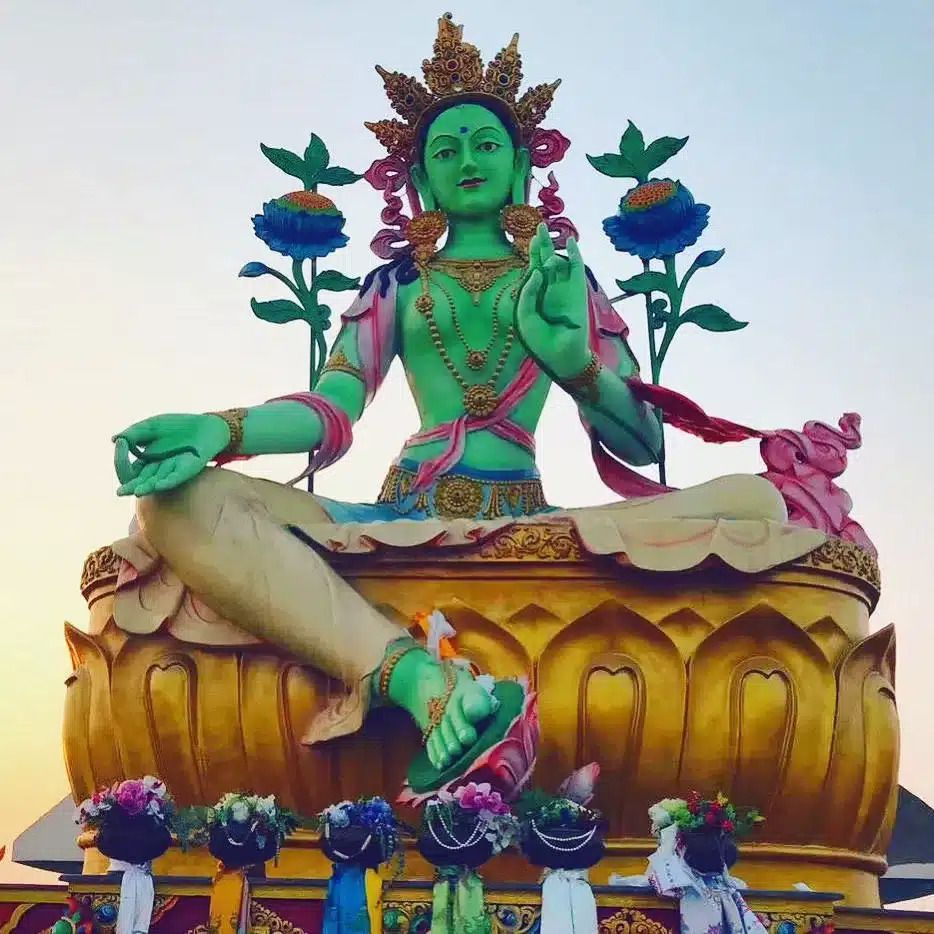 Maa tara mantra: Buddhist mantra Om tara tuttare ture soha meaning- Meditative mind green tara mantra