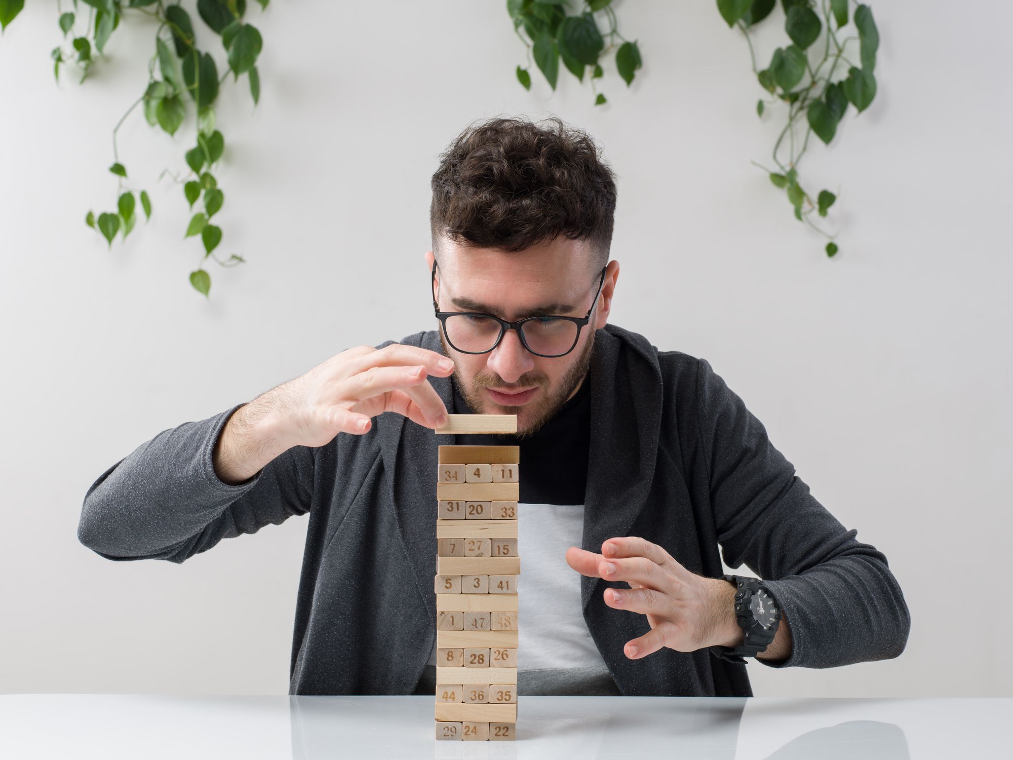 Concentration and meditation: Focus for solving a puzzle