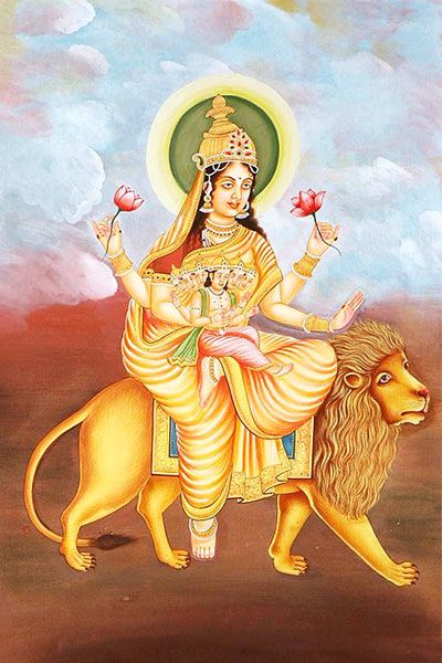 9 forms of maa durga: Maa Skandamata