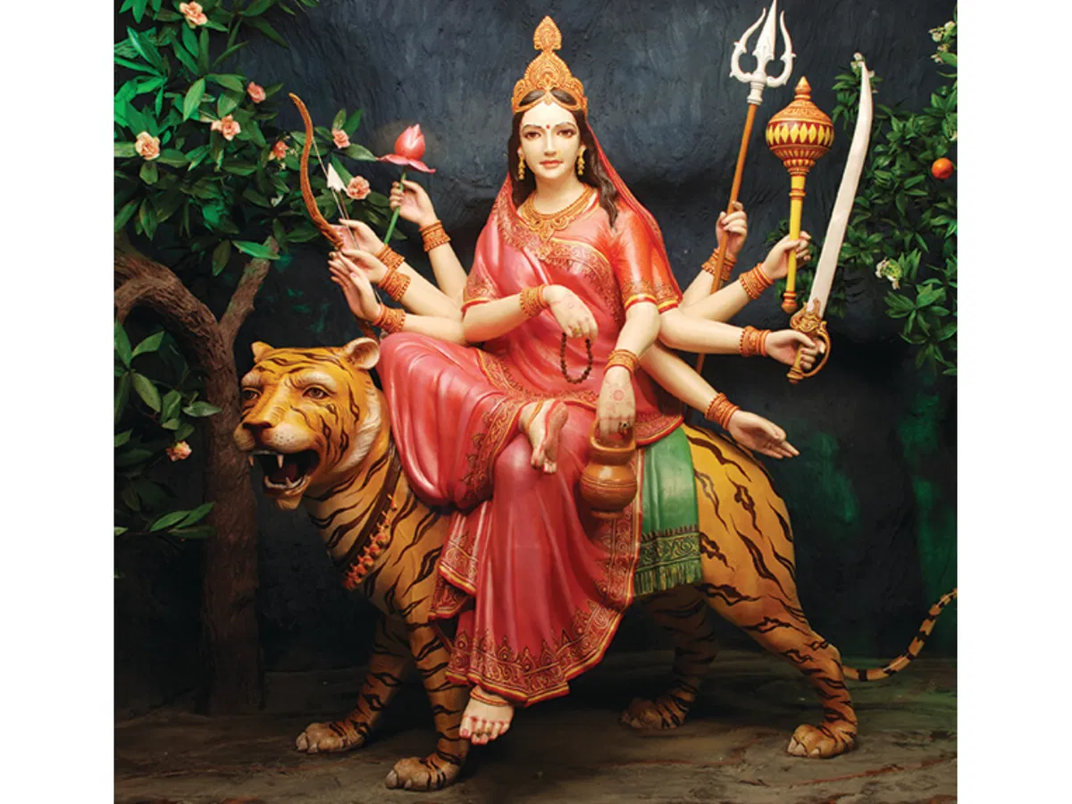 navratri 2023: chandraghanta devi images