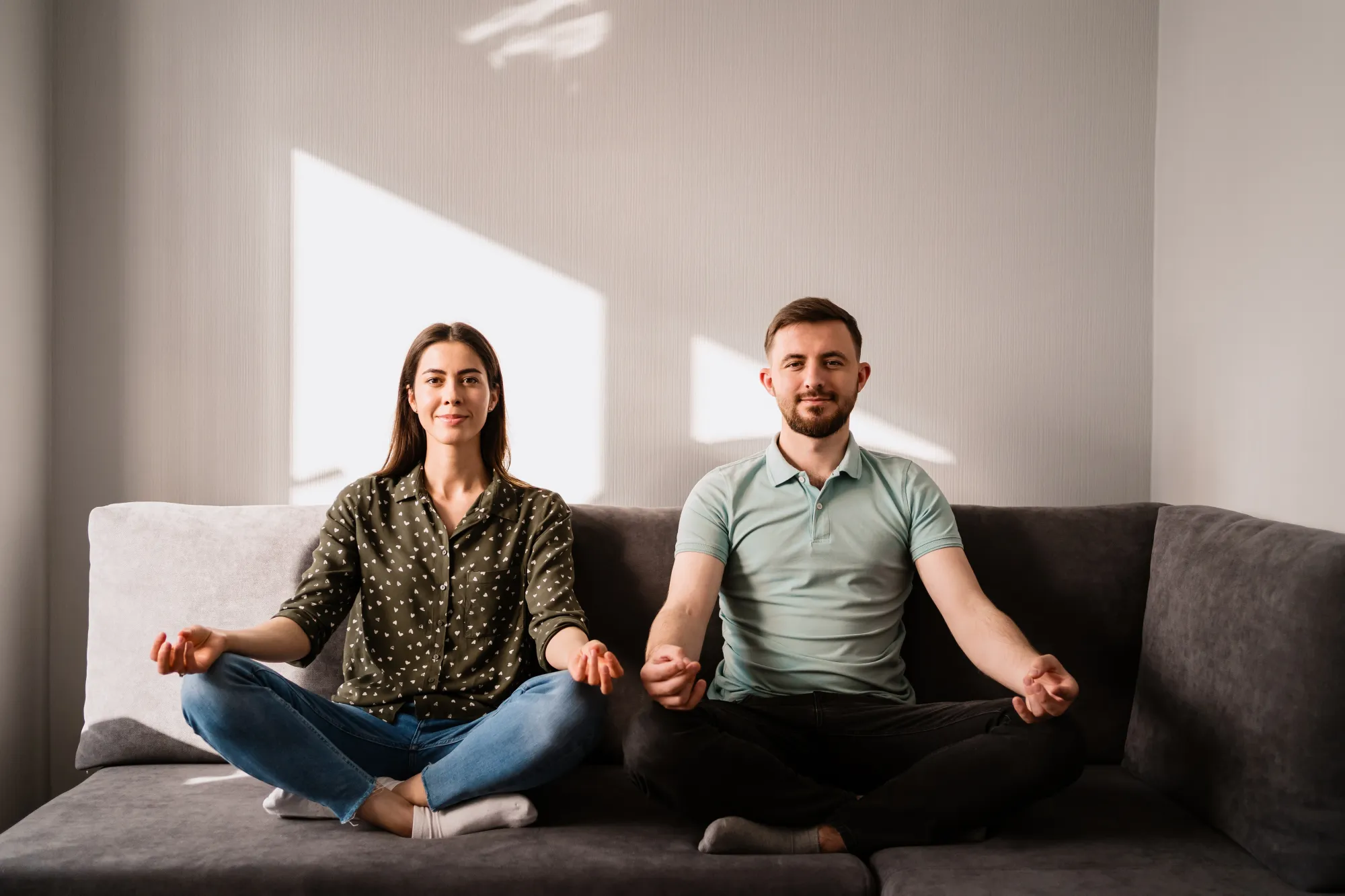 Diaphragmatic breathing exercises to bring couples closer