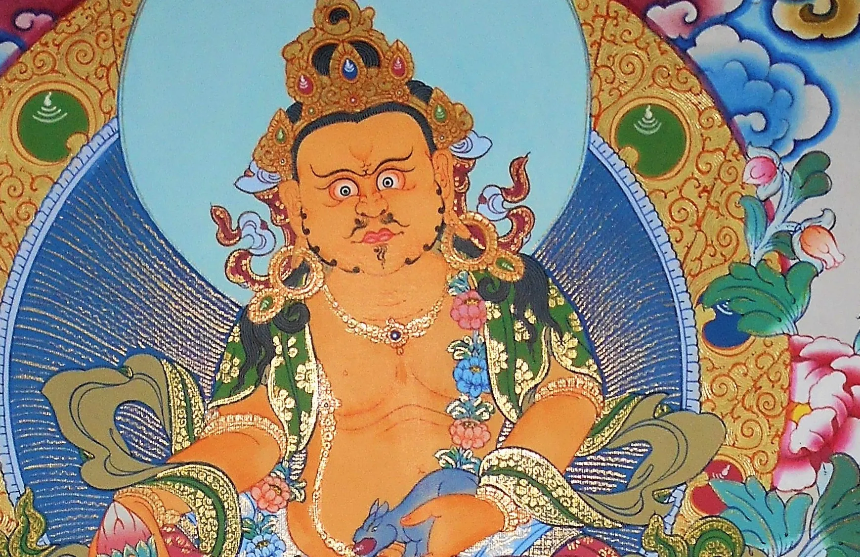 Buddhist Kuber Mantra for money, also called dhan prapti mantra, is dedicated to Jhambhala for wealth