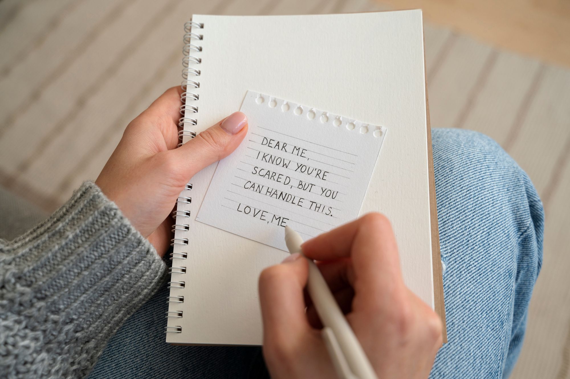 speak 5 lines to yourself every morning as a way of practicing positive affirmations