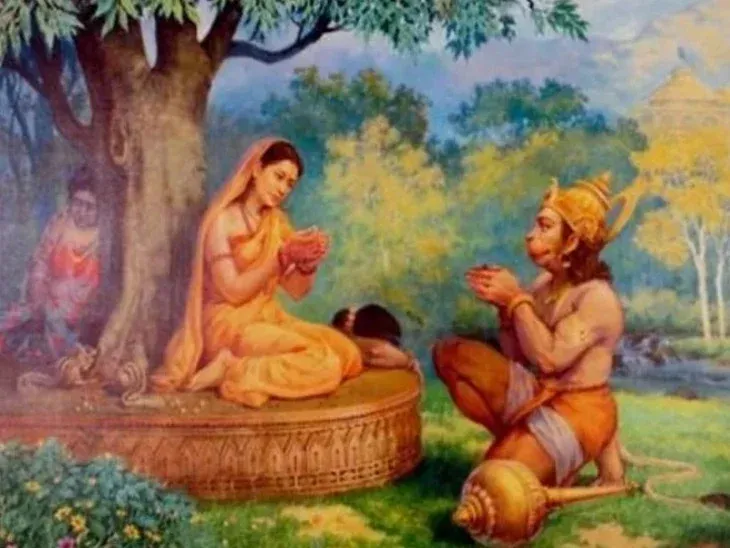Important life skill depicted in Ramayana is clear communication as depicted between Sita and Hanuman