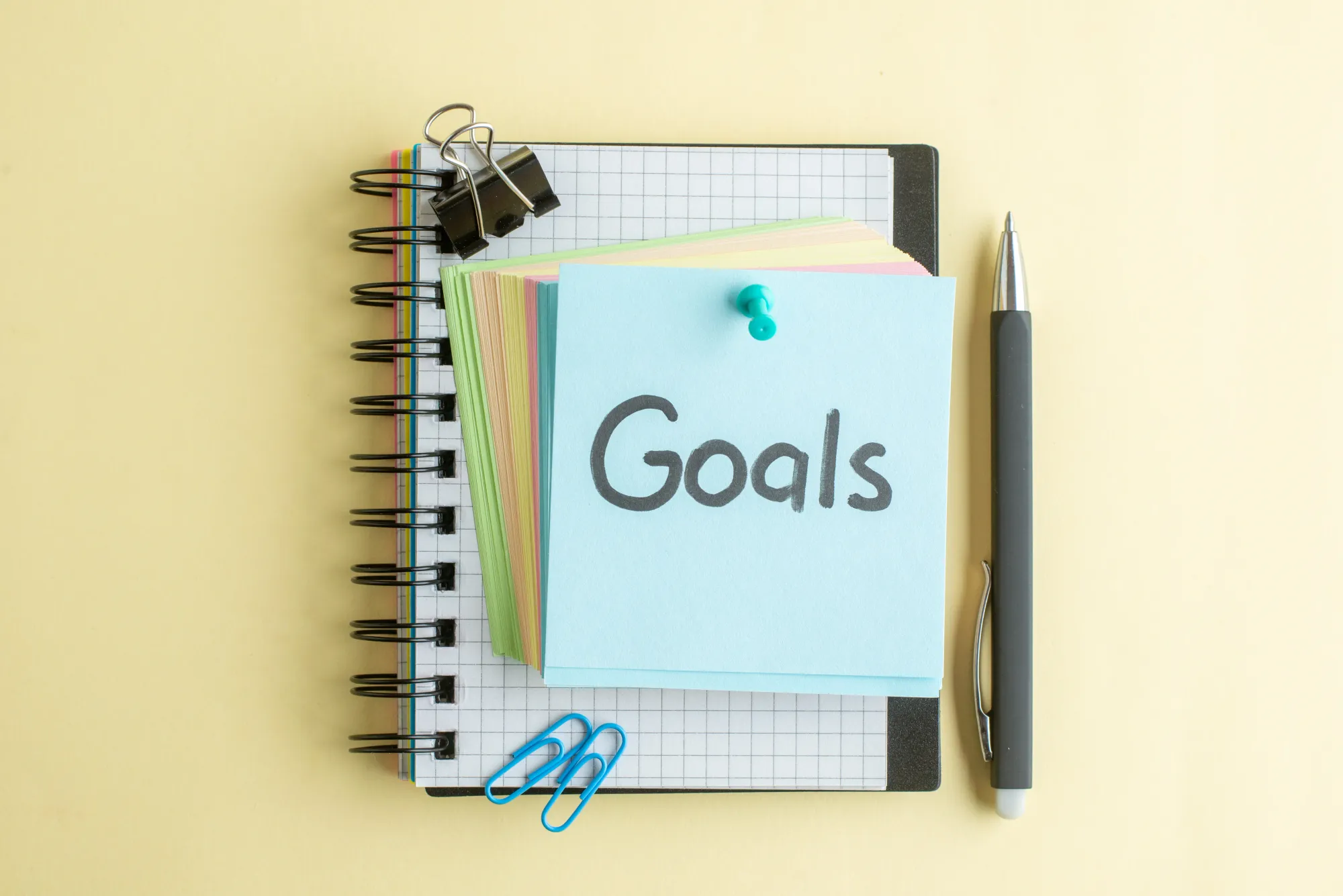 Do goal setting in your vision board