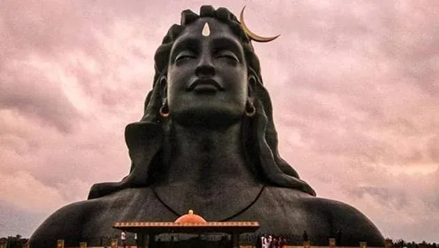 Shivratri pic of Lord Shiva situated in Isha Foundation