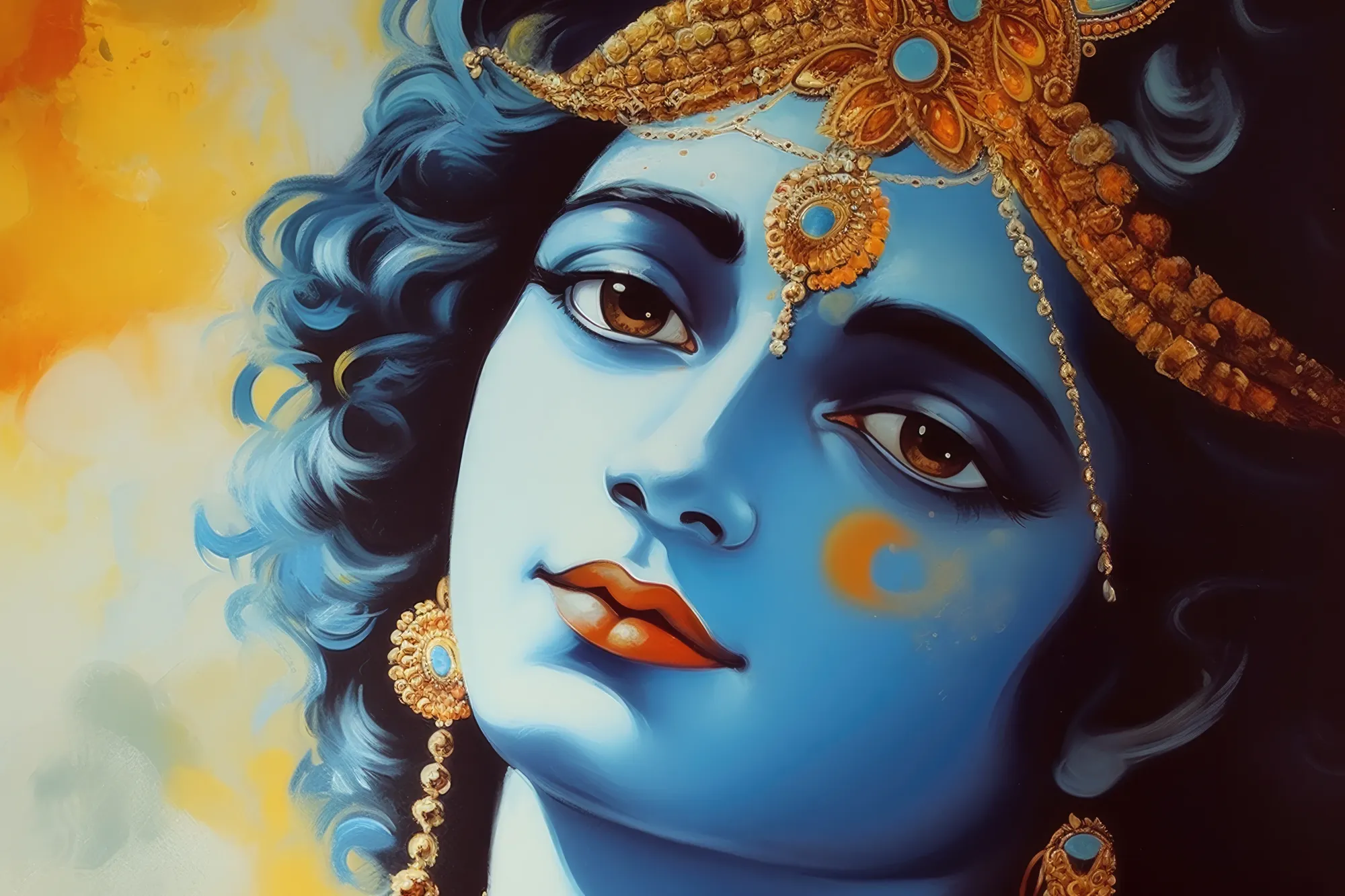 Connect with Krishna by chanting Om Namo Bhagwate Vasudevay Namah in hindi 108 times