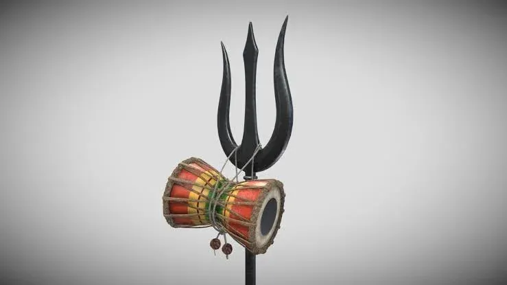Mahashivratri pic of Trishul and Damru- Happy maha shivaratri