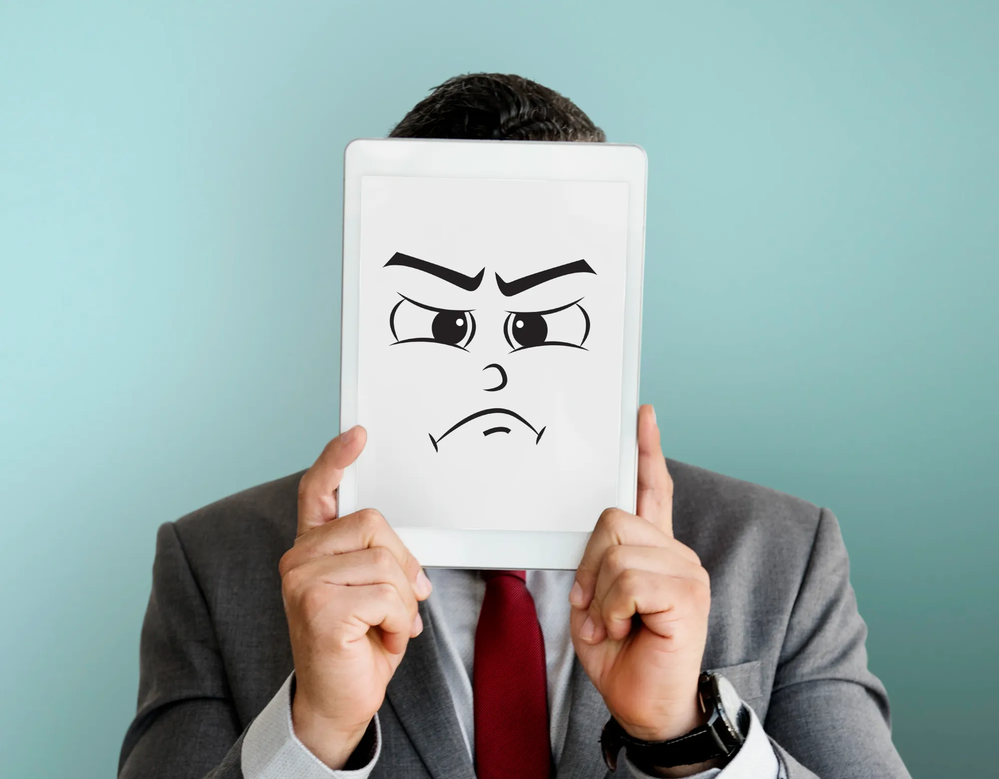 Sad, belittling the positive and then wondering, "Why negative thoughts come in mind"