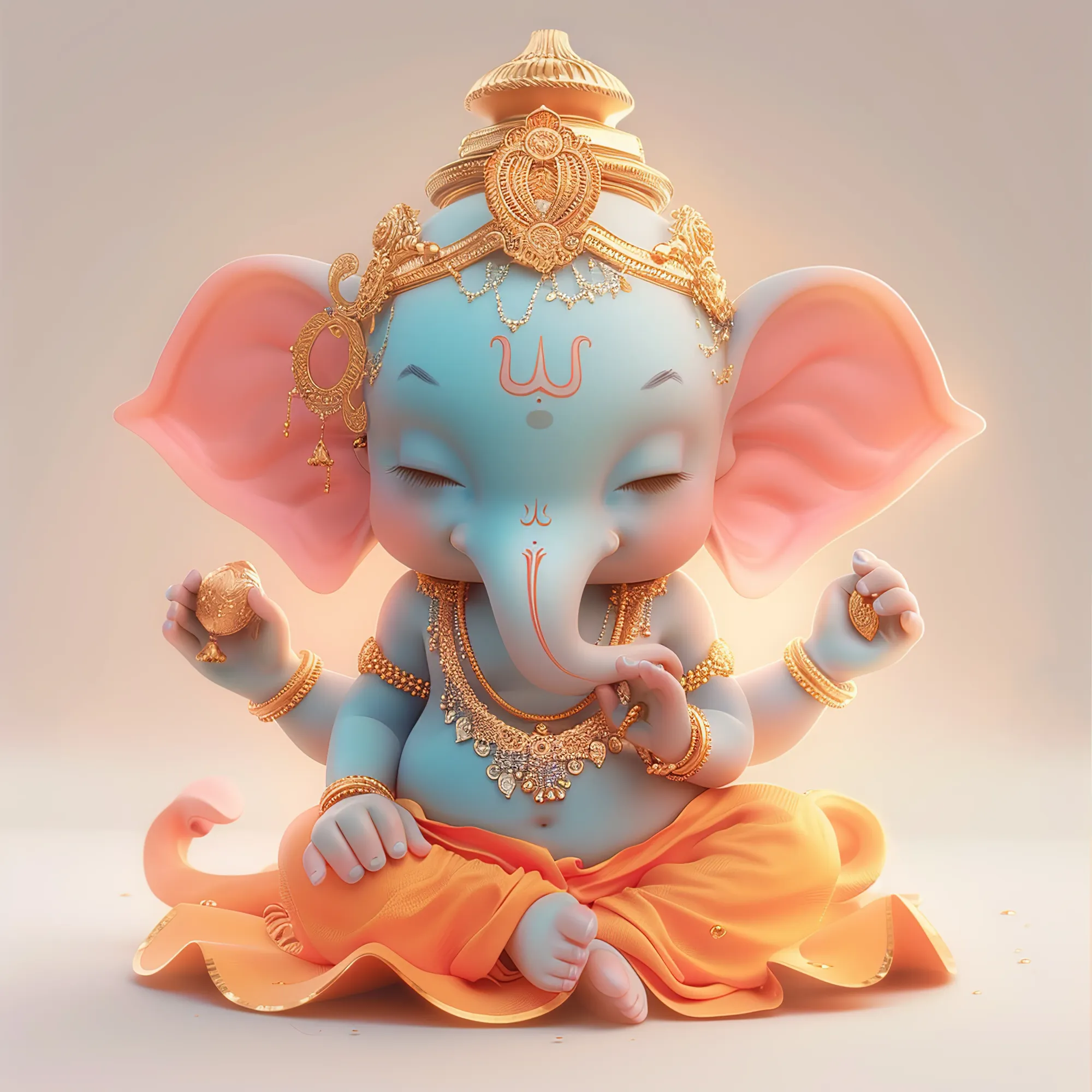 Ganesha God pic: Be optimistic and practice patience