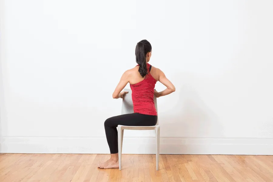 Yoga asanas images with names for people with desk jobs