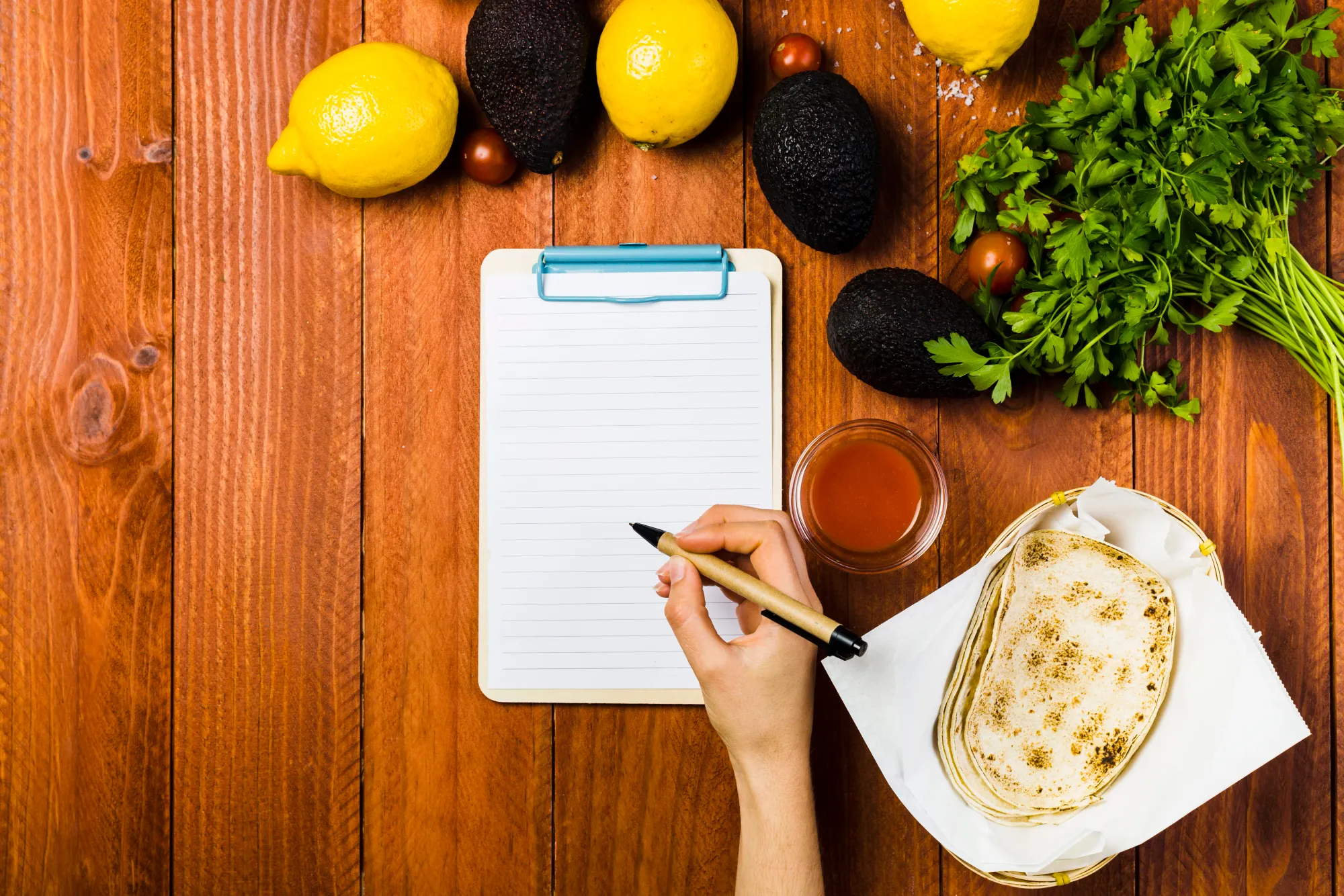 "This year I want learn to create a food journal for healthy weight loss."