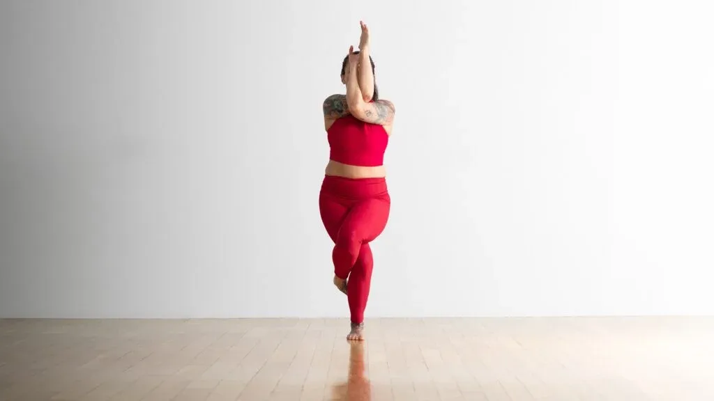 Eagle Pose (Garudasana) - Balancing yoga asana for improved focus and flexibility