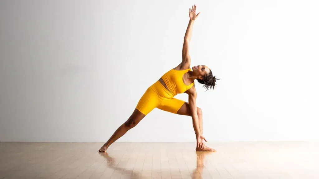 Utthita Parsvakonasana - Standing yoga asana for core strength and flexibility