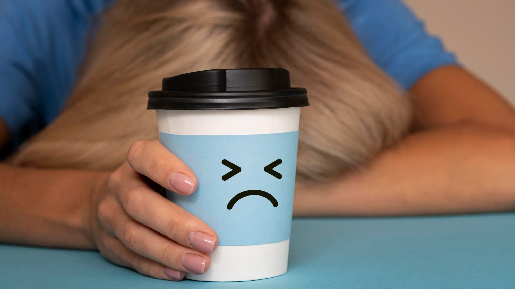 Stress management technique of avoiding coffee and alcohol