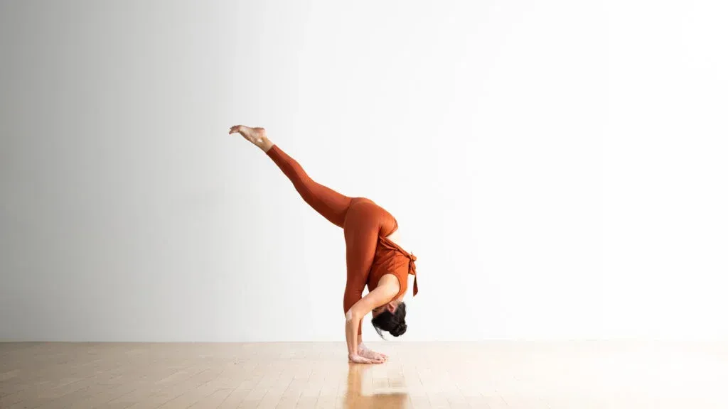 Standing Split Pose- Yoga asana for leg flexibility in standing position yoga