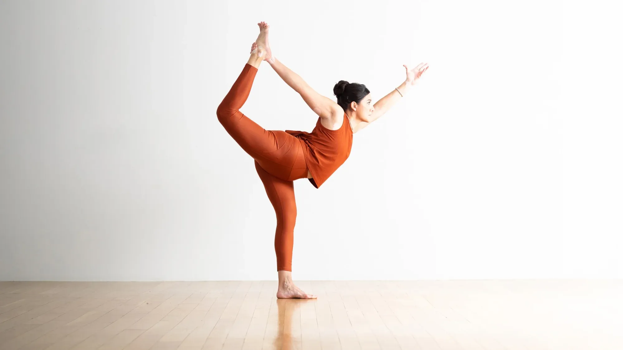 Dancer Pose- Standing yoga asana for flexibility and balance, yoga images with names