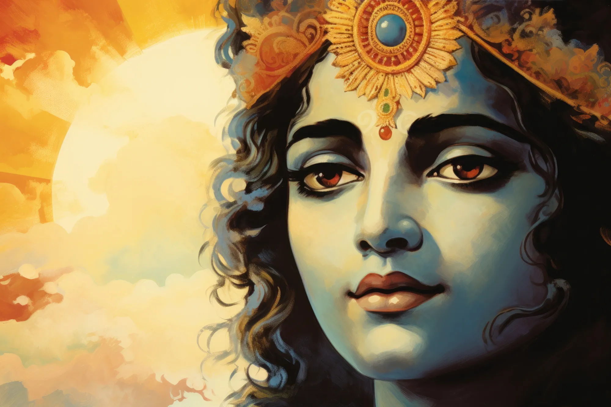 Krishna's quotes in Bhagavad Gita on positive thinking for students